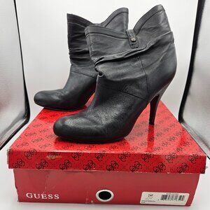 Guess Black Low Boots with Heels (needs repair) Size 9 (WGCHESSON)